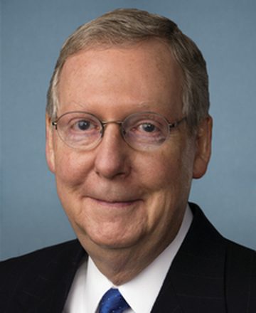 Official portrait of Mitch McConnell