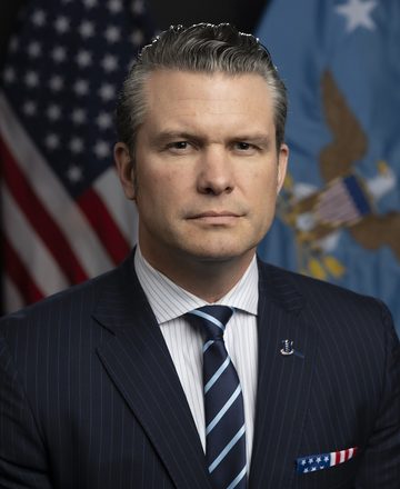 Official portrait of Pete Hegseth