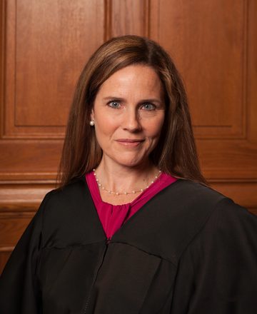 Official portrait of Amy Coney Barrett