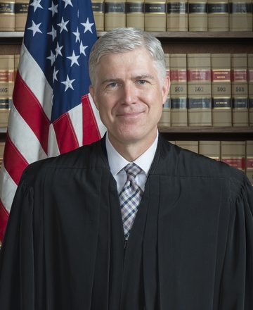 Official portrait of Neil M. Gorsuch